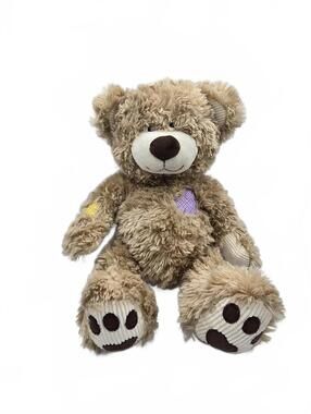 Build-A-Bear Workshop Plush Teddy Bear with Patch Details